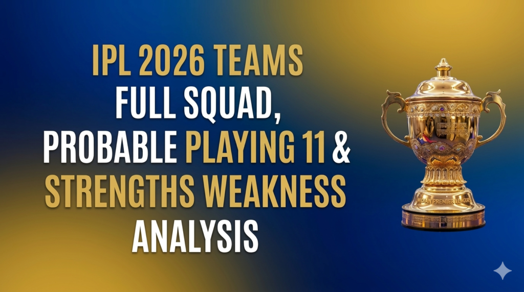IPL 2026 teams full squad
