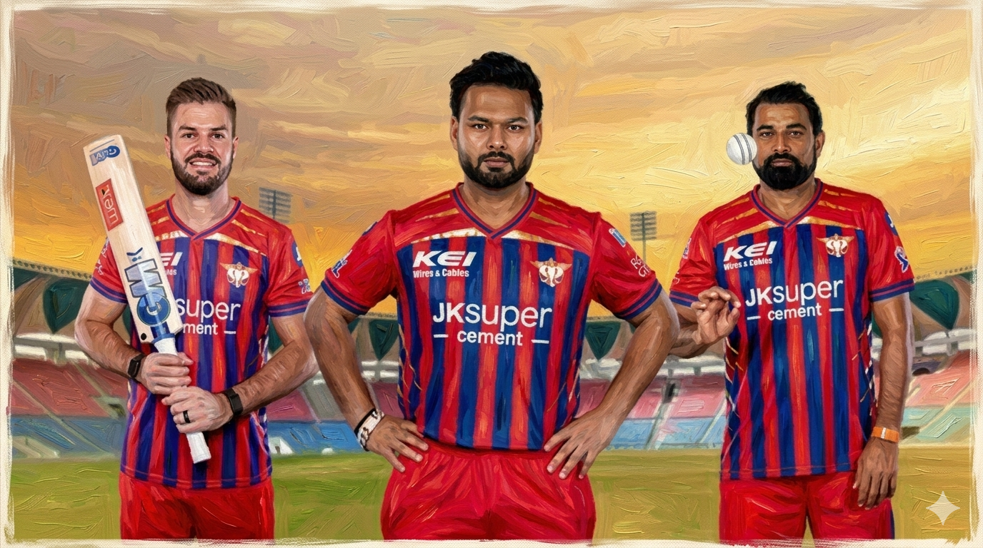 LSG new jersey rebrand 2026