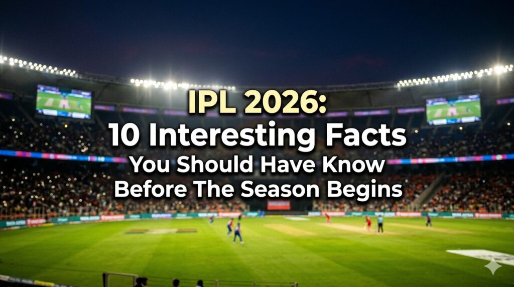 IPL 2026 Interesting Facts