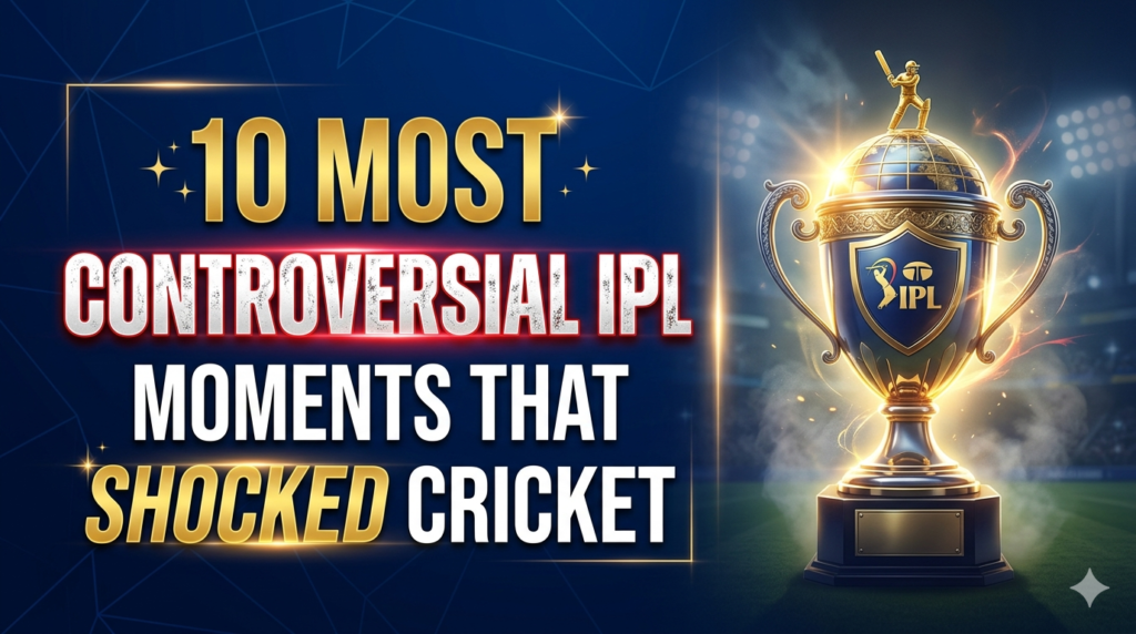 10 Most Controversial IPL Moments That Shocked Cricket