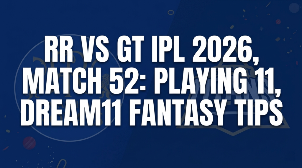 RR vs GT Dream11 Team