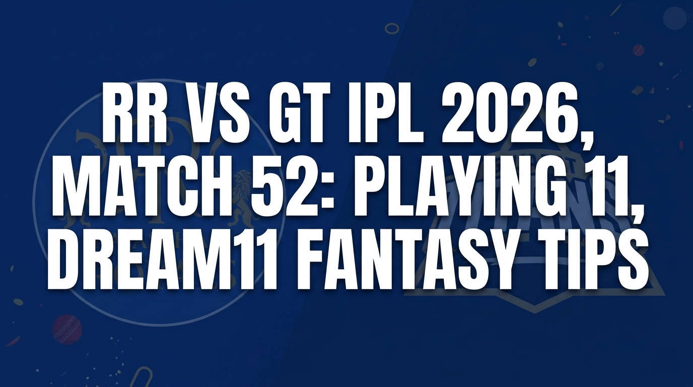 RR vs GT Dream11 Team