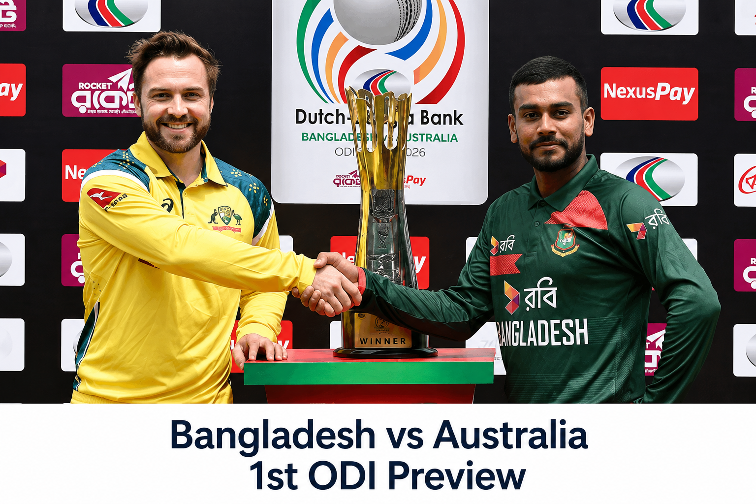 Bangladesh vs Australia 1st ODI Preview
