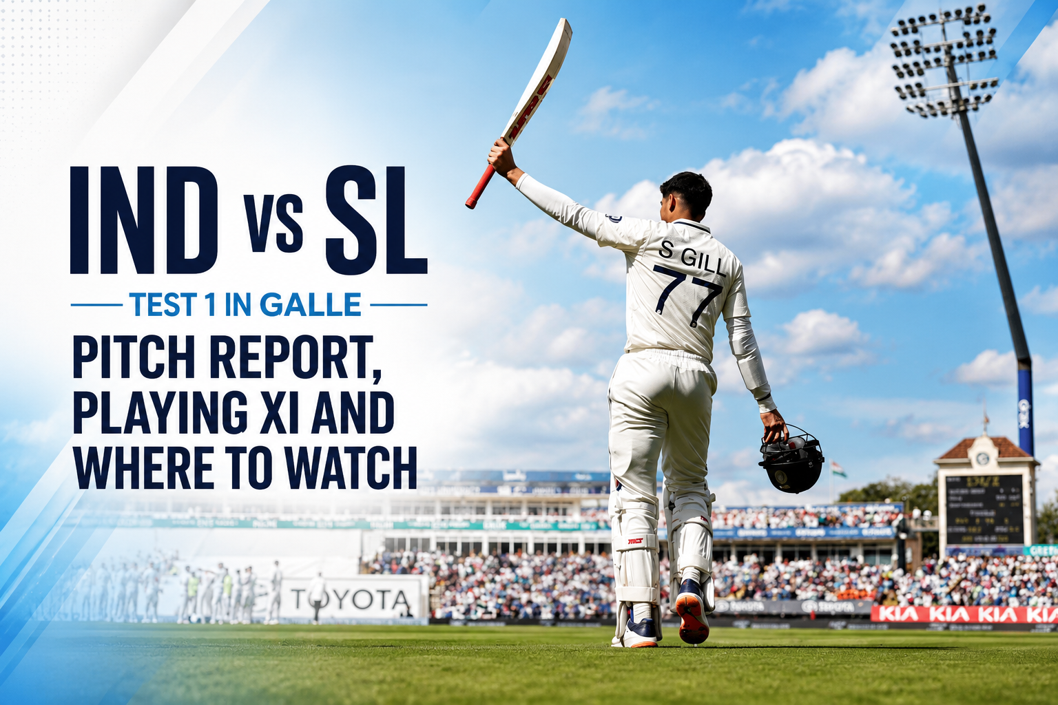 IND vs SL Test 1 in Galle: Pitch Report, Playing XI