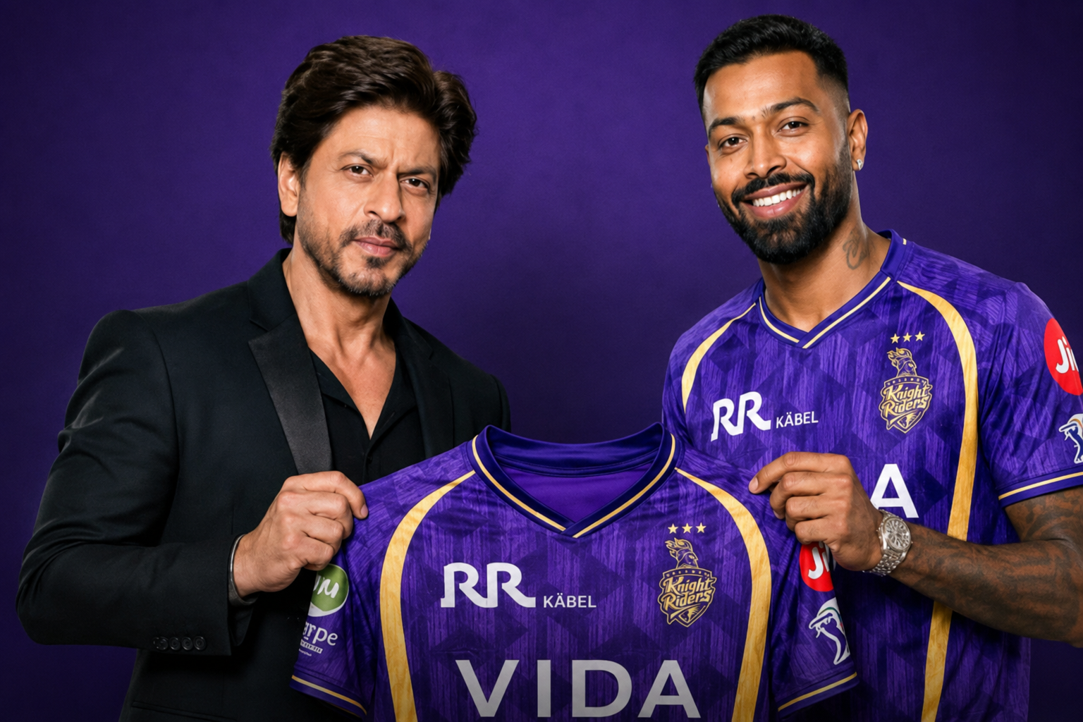 Hardika Pandya in KKR (AI Imagination)