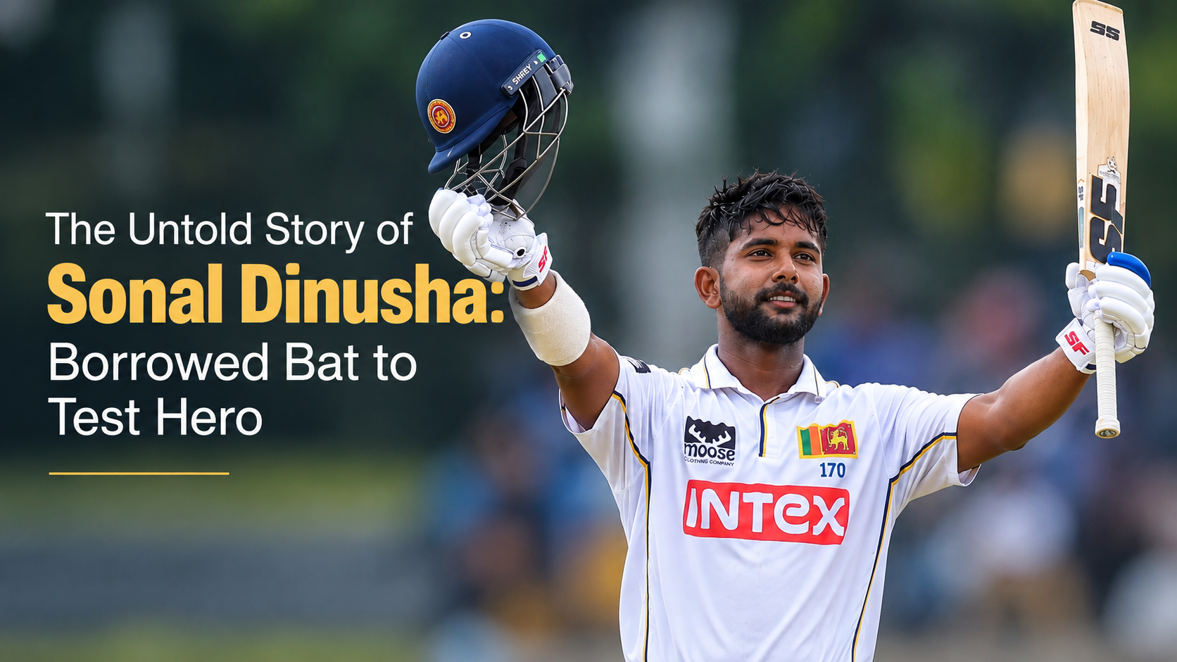 This is the part of Sonal Dinusha's story that did not make the highlights reel