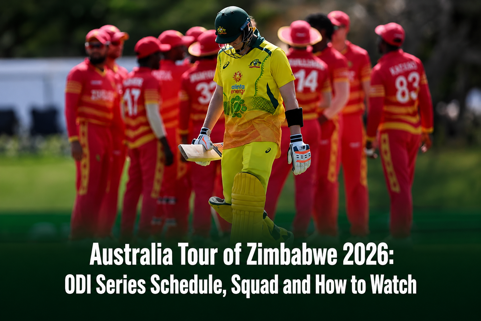 Australia Tour of Zimbabwe 2026: ODI Series Schedule, Squad and How to Watch